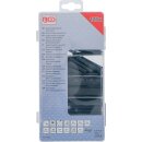 Schrumpfschlauch-Sortiment | schwarz | 127-tlg.