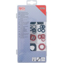 Dichtring-Sortiment | Gummi und Fiberglas | 141-tlg.