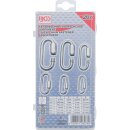 Schraubverschluss-Karabinerhaken-Sortiment | 20-tlg.