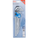 Winkelschlüssel-Satz | extra lang | Innensechskant 1,5 - 10 mm | 9-tlg.