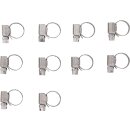 Schlauchklemmen | rostfrei | 10 x 16 mm | 10-tlg.