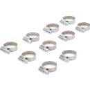 Schlauchklemmen | rostfrei | 16 x 25 mm | 10-tlg.