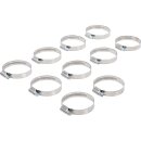 Schlauchklemmen | rostfrei | 40 x 60 mm | 10-tlg.