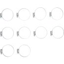 Schlauchklemmen | rostfrei | 40 x 60 mm | 10-tlg.