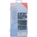 Gummi-Durchgangstüllen-Sortiment | Zoll | 180-tlg.