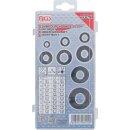 Gummi-Durchgangstüllen-Sortiment | metrisch | 180-tlg.