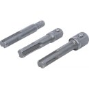 Adapter-Satz | SDS - Außenvierkant 6,3 mm (1/4"), 10 mm (3/8"), 12,5 mm (1/2") | 3-tlg.
