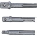 Adapter-Satz | SDS - Außenvierkant 6,3 mm (1/4"), 10 mm (3/8"), 12,5 mm (1/2") | 3-tlg.