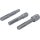 Adapter-Satz | SDS - Außenvierkant 6,3 mm (1/4"), 10 mm (3/8"), 12,5 mm (1/2") | 3-tlg.