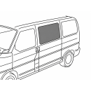 VW T4 Seitenscheibe Mitte Fahrerseite, getönt