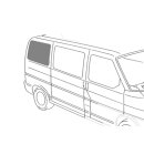 VW T4 Seitenscheibe hinten Beifahrerseite getönt -...