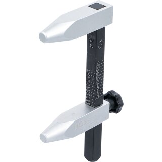 Lochkreis-Messschieber, Aluminium-Ausführung