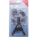 Kunststoff-Nietzangen-Satz | 41-tlg.