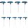 T-Griff-Schlüssel-Satz | T-Profil (für Torx) T10 - T50 | 9-tlg.