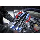 COB-LED-Motorhauben-Leuchte mit Akku & Expanderhalterung | 2 COB-LED Arbeits-Handleuchten