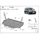 VW Caddy Stahl Unterfahrschutz 2003 - 2012