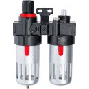 Druckluft-Filter / Öler-Einheit mit Druckregler