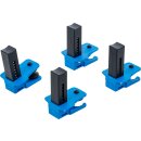 Stahlleitungs-Verschlussklemmen-Satz | 4-tlg.