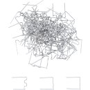 Reparatur-Klammern | W-Form | Ø 0,6 mm | 100-tlg.