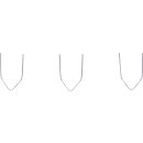 Reparatur-Klammern | V-Form | Ø 0,6 mm | 100-tlg.