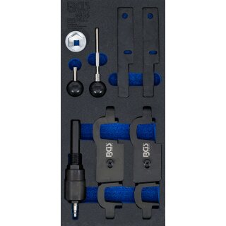 Werkstattwageneinlage 1/3: Motoreinstellwerkzeuge | für Porsche Panamera, Cayenne V8 | 8-tlg.