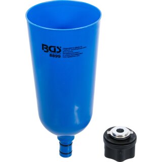 Öl-Einfülltrichter mit Bajonettadapter für VAG, Mercedes-Benz, BMW, Porsche, Volvo