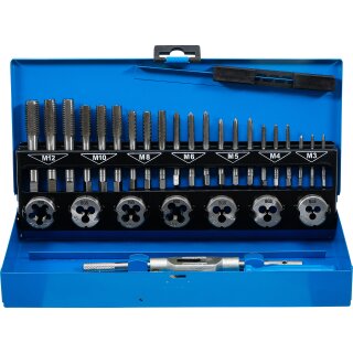 Gewindeschneid-Satz | M3 - M12 | 32-tlg.