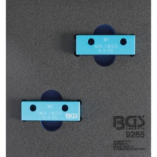 Werkstattwageneinlage 1/6: Nockenwellen-Arretierwerkzeug-Satz | für Alfa Romeo 1.8l / 2.0l 16V