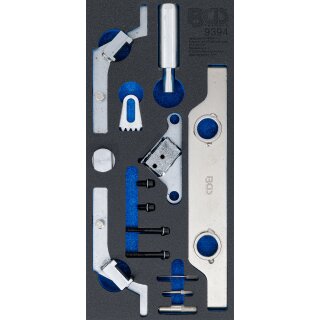 Werkstattwageneinlage 1/3: Motor-Einstellwerkzeug-Satz | für Opel, Saab, Chevrolet 2.0l / 2.4l
