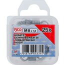 Ersatz-Gewindeeinsätze | M8 x 1,0 | 25-tlg.
