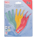 Bremsbelag-Verschleißlehren-Satz | Aluminium | 8-tlg.