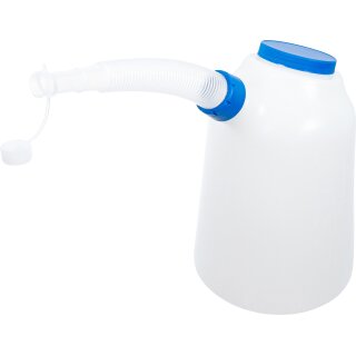 Füllkanne mit flexiblem Ausgussstutzen und Deckel | 6 l