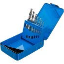 HSS-Spiralbohrer-Satz | Kernlochmaße | 2,5 - 10,2 mm | 7-tlg.