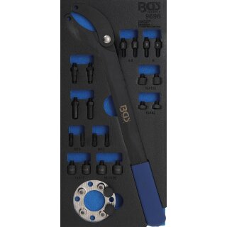 Werkstattwageneinlage 1/3: Nockenwellen-Gegenhaltewerkzeug-Satz | für VAG