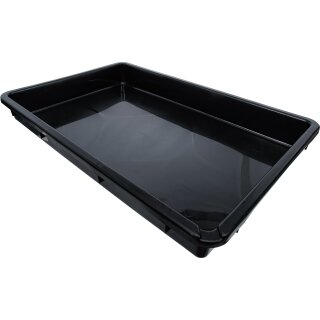 Mehrzweckwanne mit Ausgießer | schwarz | 42 l