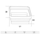 Magnet-Haftschalen-Satz | Silikon | faltbar | 115 x 115 x 50 mm | 4-tlg.