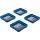 Magnet-Haftschalen-Satz | Silikon | faltbar | 115 x 115 x 50 mm | 4-tlg.