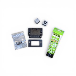 KONFIGURIERBAR Kabeldurchführung für 2 Tüllen - bis zu 8 Leitungen