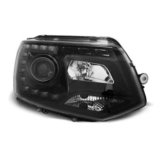 VW T5 LED Scheinwerfer "DLR Black" mit Tagfahrlicht 2010-2015 Set links + rechts