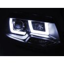 VW T5 LED Scheinwerfer "U-LED Black" mit Tagfahrlicht 2010-2015 Set links + rechts