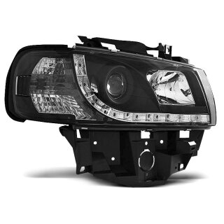 VW T4 LED Scheinwerfer "Daylight Black" 1996-03/2003 Set links + rechts