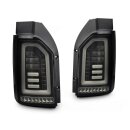 VW T6 LED Rückleuchten "SMOKE BLACK WHITE"...