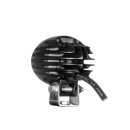Motorradlampe Pureux SMAL15 – 6 cm / 15 W, Leuchte + Rohrklemme (25–31 mm)