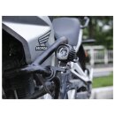 Motorradlampe Purelux SMAL15 – 6 cm / 15 W, Leuchte + Rohrklemme (42–51 mm)