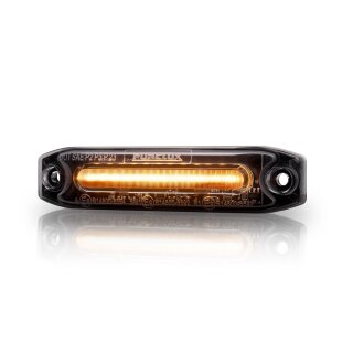 Purelux Specter 12X Dark Positionsleuchte 12–24V, 6W – 102mm – Gelb