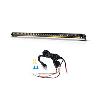 LED Lightbar PURELUX Panther Aero S1050 – gerade / 103 cm / 216 W / Ref. 50, Leuchte + Kabelbaum