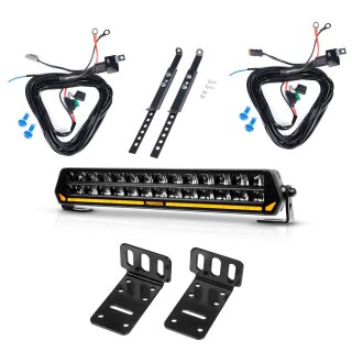 LED Lightbar Pureux Panther S400 – gerade / 40 cm / 150 W / Ref. 20, 1 Stück – Komplettset
