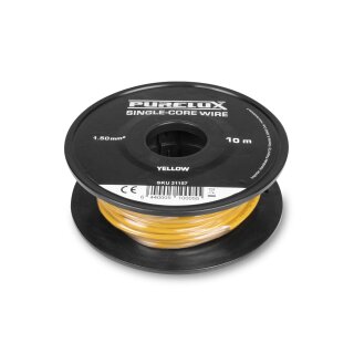 Kabel Pureux Einadriges Kabel – 16 AWG / 10 m, Gelb