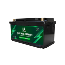 Idealakku Lithium Batterie LiFePO4 12V 150Ah Smart BMS mit Bluetooth Wohnmobil Untersitzbatterie mit Heizung
