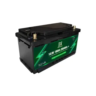 Idealakku Lithium Batterie LiFePO4 12V 180Ah Smart BMS mit Bluetooth Wohnmobil Untersitzbatterie mit Heizung